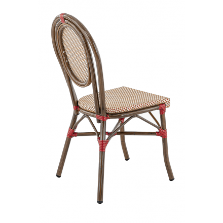 Chaise PARIS | Bordeaux & crème  Salle