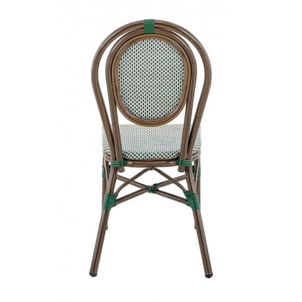 CHAIR PARIS GREEN/BEIGE  restaurant room