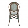 CHAIR PARIS GREEN/BEIGE  Gamme ANDORRE/BEAULIEU