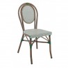 CHAIR PARIS GREEN/BEIGE  Gamme ANDORRE/BEAULIEU