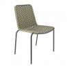 ARONA chair in taupe braided straps - CHR MARKET