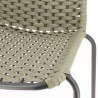 ARONA chair in taupe braided straps - CHR MARKET