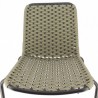 ARONA chair in taupe braided straps - CHR MARKET