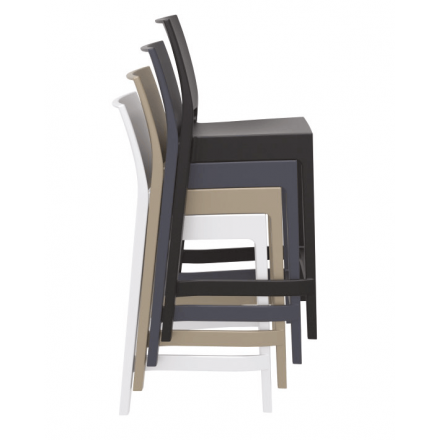 Chaise haute INCA gris foncé  Mobilier CHR