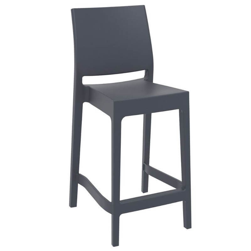 Chaise haute INCA gris foncé  Mobilier CHR