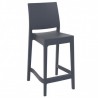 Chaise haute INCA gris foncé  Mobilier CHR