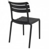 Black SORGUES chair LIGNE CHR Gamme MONACO