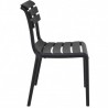 Black SORGUES chair LIGNE CHR Gamme MONACO