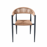 Fauteuil AMSTERDAM | Paille BE EXPRESS CHAISES EN TOILE/CORDE