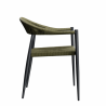 Fauteuil AMSTERDAM | Olive  CHAISES EN TOILE/CORDE