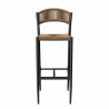 BREDA straw high chair  Gamme DINARD