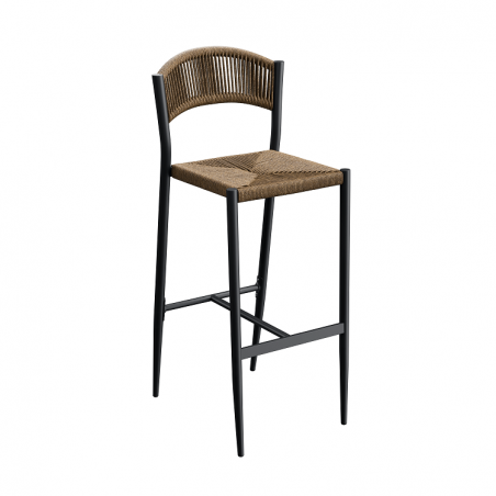 Chaise haute BREDA paille  CHAISES EN TOILE/CORDE