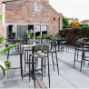 BREDA green high chair  Gamme DINARD