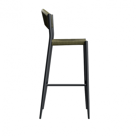 Chaise haute BREDA olive  CHAISES EN TOILE/CORDE