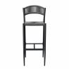 Chaise haute BREDA | Anthracite  CHAISES EN TOILE/CORDE