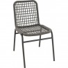 Chaise FIORI | Anthracite BE EXPRESS CHAISES EN TOILE/CORDE