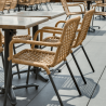 Fauteuil FIORI | Anthracite BE EXPRESS CHAISES EN TOILE/CORDE
