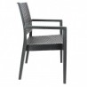 Fauteuil BALÉARES (GAMME PORQUEROLLES)  CHAISES EN RÉSINE TRESSÉE