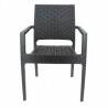 Fauteuil BALÉARES (GAMME PORQUEROLLES)  CHAISES EN RÉSINE TRESSÉE