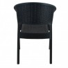 Fauteuil PANAMA (GAMME PORQUEROLLES)  CHAISES EN RÉSINE TRESSÉE