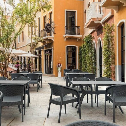 Fauteuil PANAMA (GAMME PORQUEROLLES)  CHAISES EN RÉSINE TRESSÉE