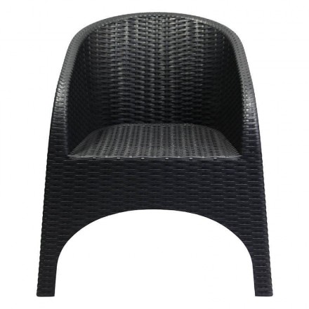 Fauteuil DOUCEUR (GAMME PORQUEROLLES)  CHAISES EN RÉSINE TRESSÉE