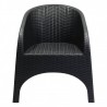 DOUCEUR armchair in woven resin - CHR MARKET