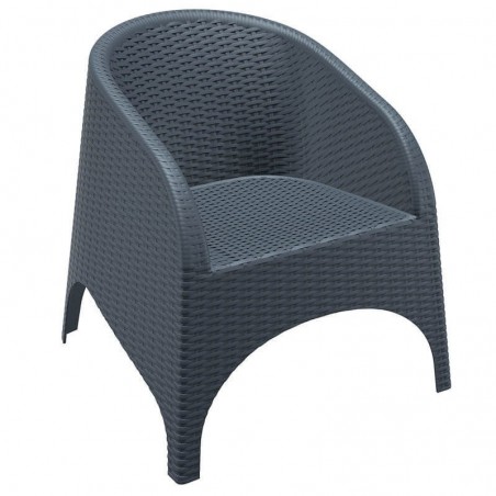 Fauteuil DOUCEUR (GAMME PORQUEROLLES)  CHAISES EN RÉSINE TRESSÉE