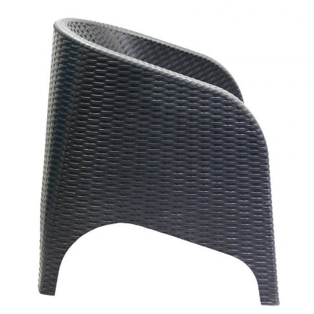 Fauteuil DOUCEUR (GAMME PORQUEROLLES)  CHAISES EN RÉSINE TRESSÉE