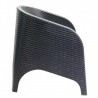 DOUCEUR armchair in woven resin - CHR MARKET