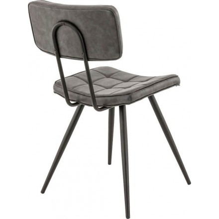 Lot de 2 chaises MAURICE anthracite  Chaises d'intérieur