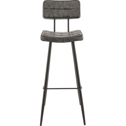 Lot de 2 chaises hautes MAURICE BST80 anthracite  Chaises d'intérieur