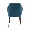 Set of 2 armchairs ALFONSE petrol BE EXPRESS INDOOR CHAIRS