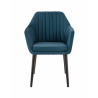 Set of 2 armchairs ALFONSE petrol BE EXPRESS INDOOR CHAIRS