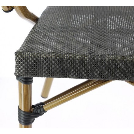 Fauteuil BIARRITZ bronze  CHAISES EN TOILE/CORDE