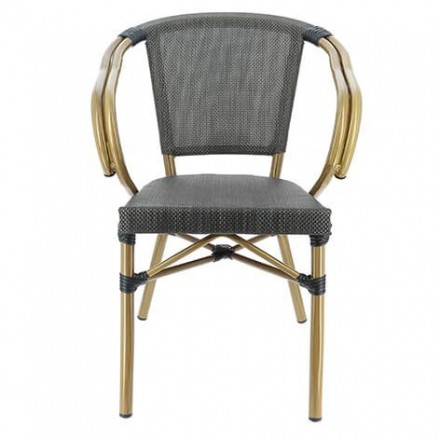 Fauteuil BIARRITZ bronze  CHAISES EN TOILE/CORDE