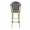 Chaise haute BIARRITZ bronze  CHAISES EN TOILE/CORDE