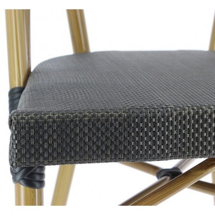 Chaise haute BIARRITZ bronze  CHAISES EN TOILE/CORDE