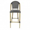 Chaise haute BIARRITZ bronze  CHAISES EN TOILE/CORDE