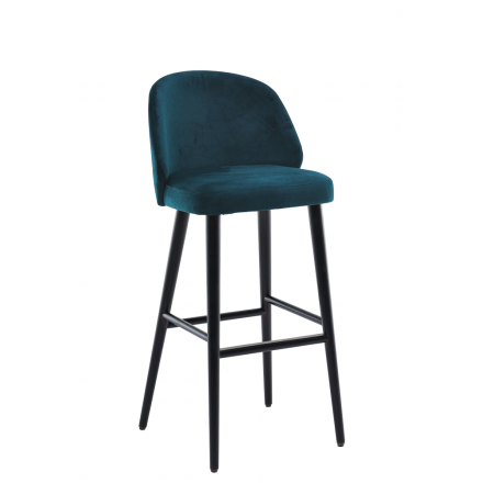 Barstool OSCAR petrol  INDOOR CHAIRS
