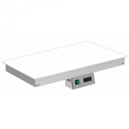 Plaque chaude à encastrer PCTGB-SM ERATOS Plaques et buffets chauffants à encastrer