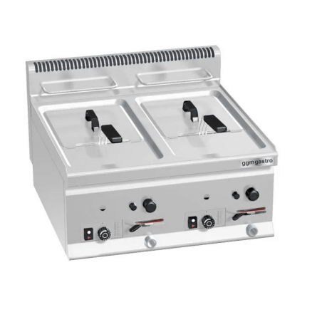 Friteuse à gaz 8+8 Litres (13,2 kW)  Série 600 IMBISS