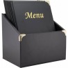 Box of 10xA4 black menu holders - CHR MARKET