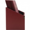 Box of 10 A4 burgundy menu holders - CHR MARKET