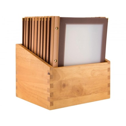 Box de 20 protège-menu A4 WOOD SECURIT Protège-menus A4