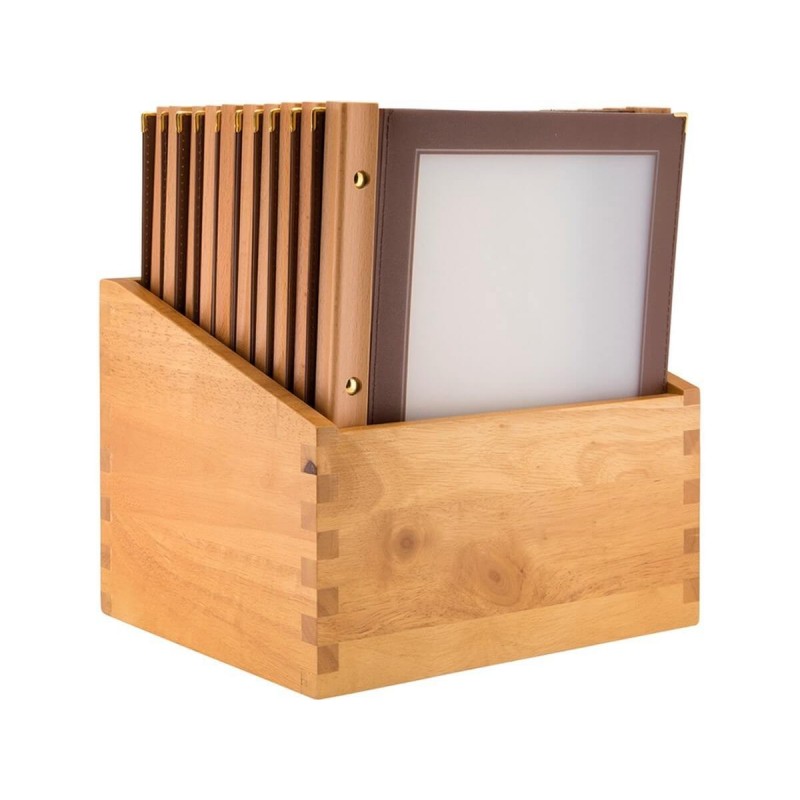 Box de 20 protège-menu A4 WOOD SECURIT Protège-menus A4