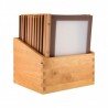 Box de 20 protège-menu A4 WOOD SECURIT Protège-menus A4