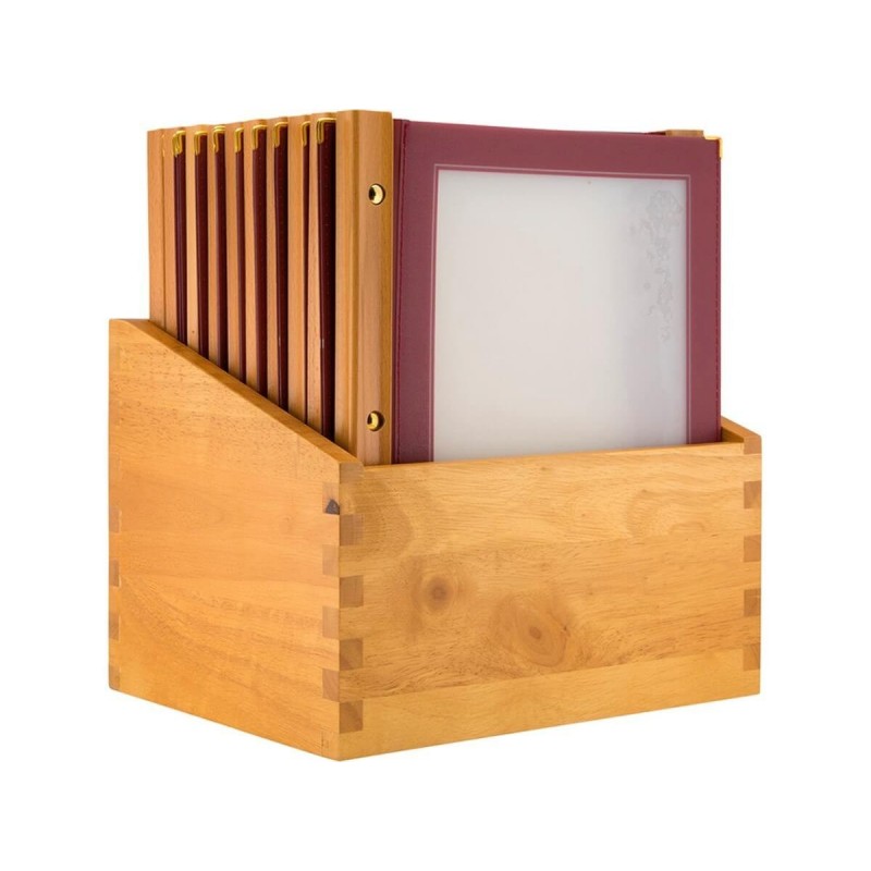 Box de 20 protège-menu A4 WOOD SECURIT Protège-menus A4