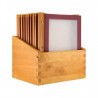 Box de 20 protège-menu A4 WOOD SECURIT Protège-menus A4