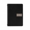 Protège-menu A5 en cuir BLACK RAW SECURIT Protège-menus A5
